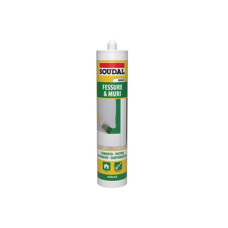 foto del prodotto soudal silicone acrilico turbo 300 ml bianco