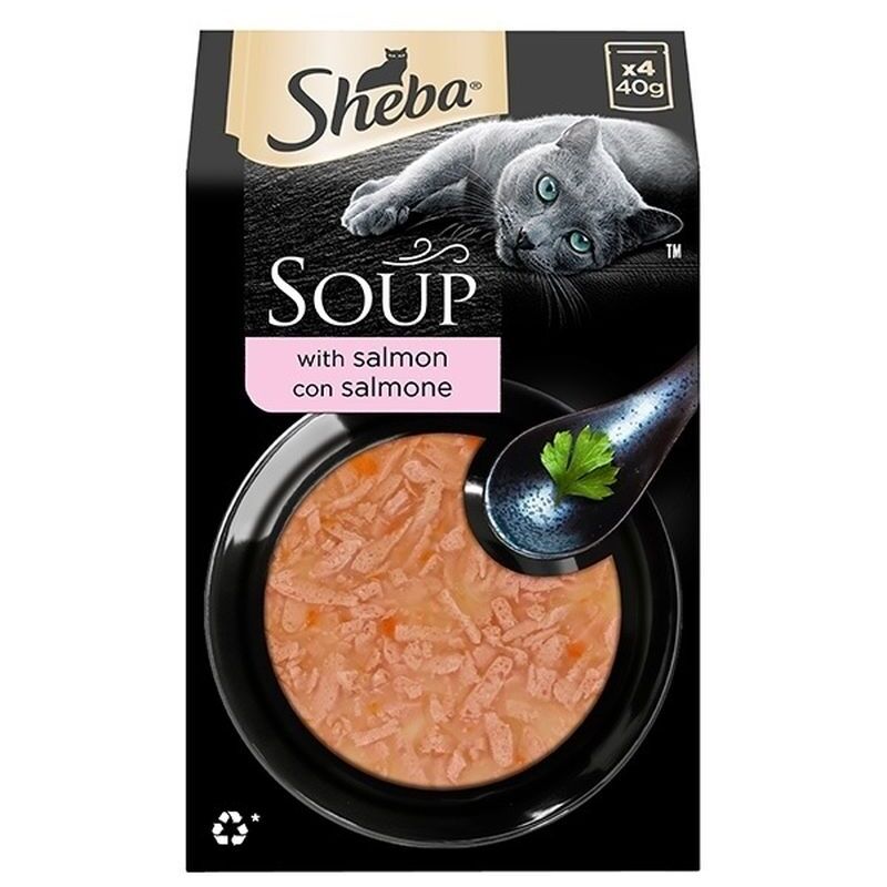foto del prodotto soup 4 x 40gr salmone sheba