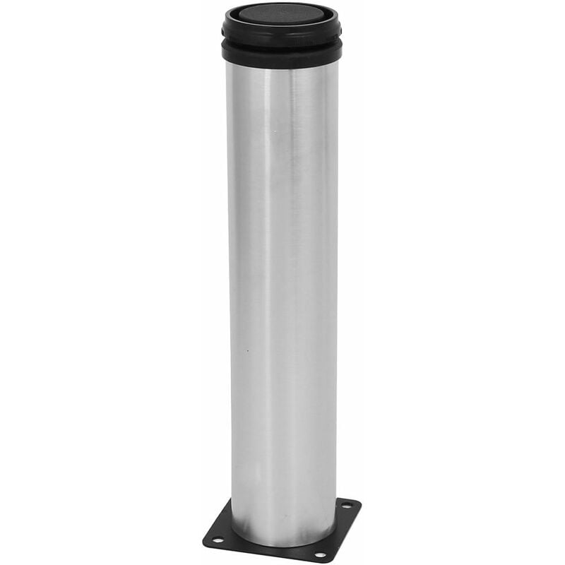 foto del prodotto sourcingmap a16123000ux1300 cabinet regolabile gamba, argentato nero