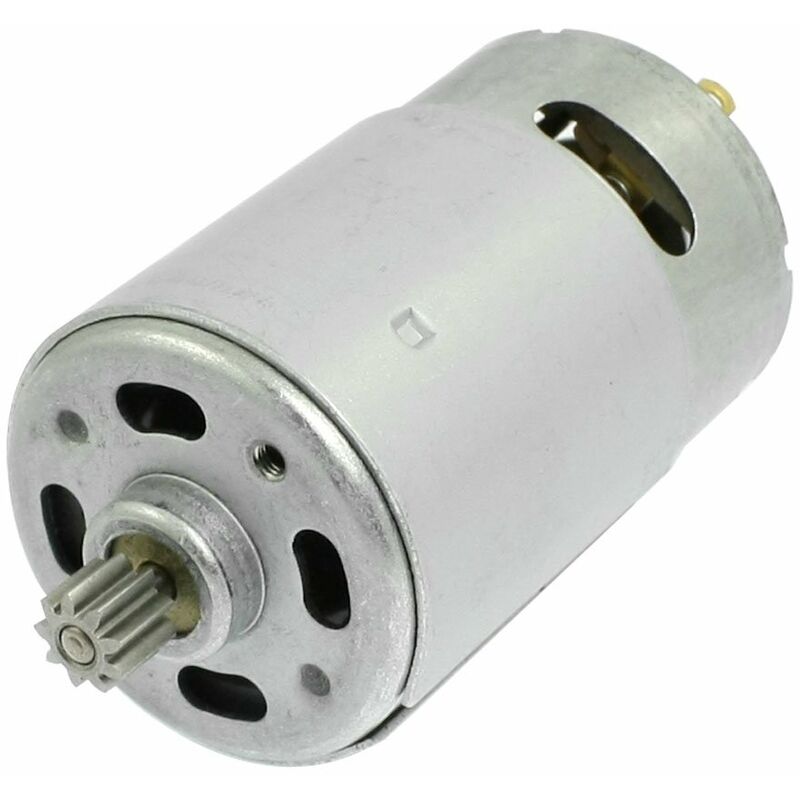 foto del prodotto sourcingmap motore di ricambio dc da 18v con fusto a 9 denti, per trapano elettrico