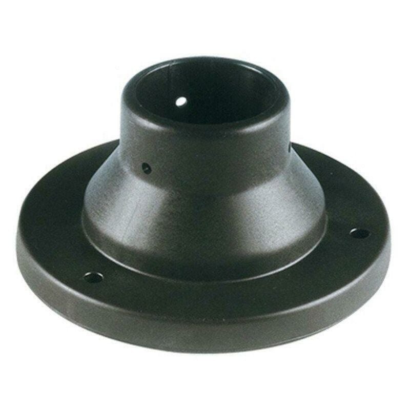 foto del prodotto sovil base per palo lanterna in termoplastico nero per fissaggio a terra 33 06
