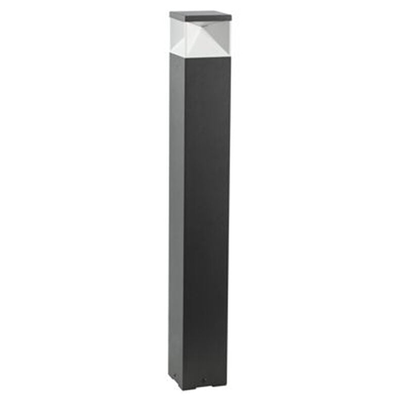 foto del prodotto sovil paletto alto moderno diamond alluminio grafite e termoplastica 12w led 3000k