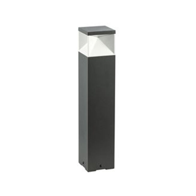 foto del prodotto sovil paletto basso moderno diamond alluminio grafite e termoplastica 12w led 3000k