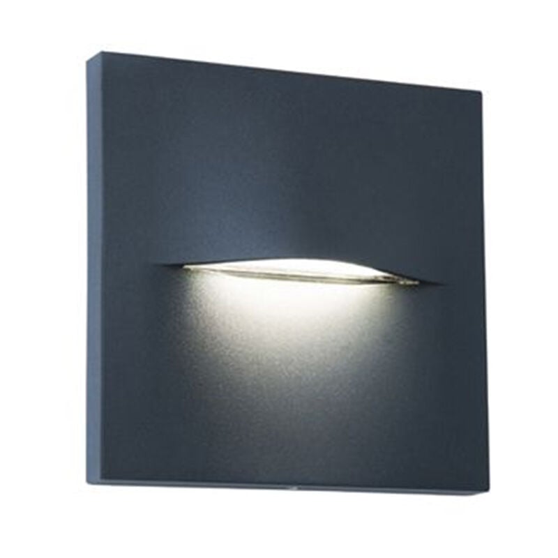 immagine 0 del prodotto sovil segnapasso quadrato moderno open alluminio grafite 3w led 4000k