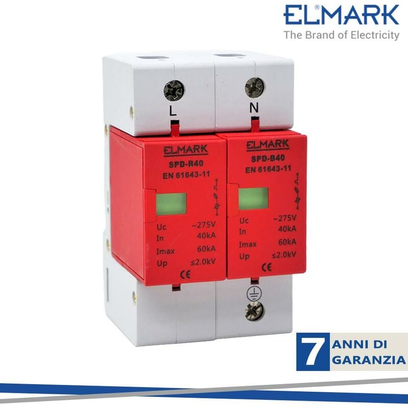 foto del prodotto sovratensione spd b40 1pn in 4ka