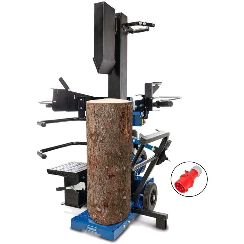 foto del prodotto spaccalegna elettrico verticale 15 tonnellate 3500w scheppach compact 15t 400v