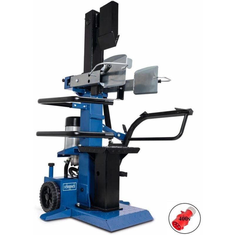 foto del prodotto spaccalegna elettrico verticale 400 v 3150 w 10 t scheppach compact 10t