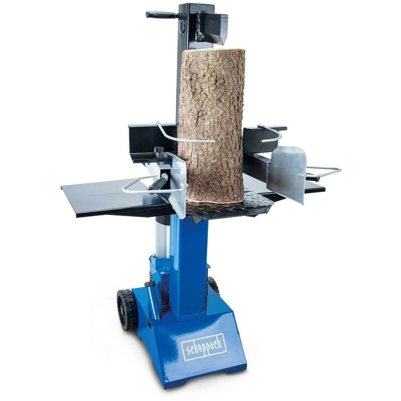 foto del prodotto spaccalegna elettrico verticale 8 tonnellate 3000w scheppach hl810 spacca legna
