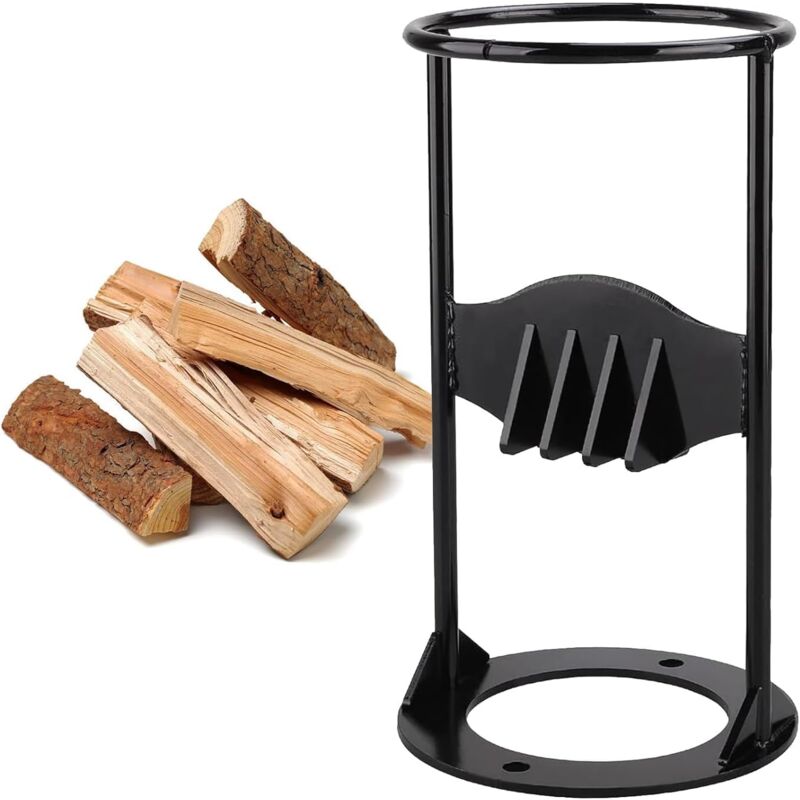 foto del prodotto spaccalegna manuale, spaccalegna per legna da ardere, taglialegna, acciaio al carbonio, utensile manuale per spaccalegna per impieghi gravosi,
