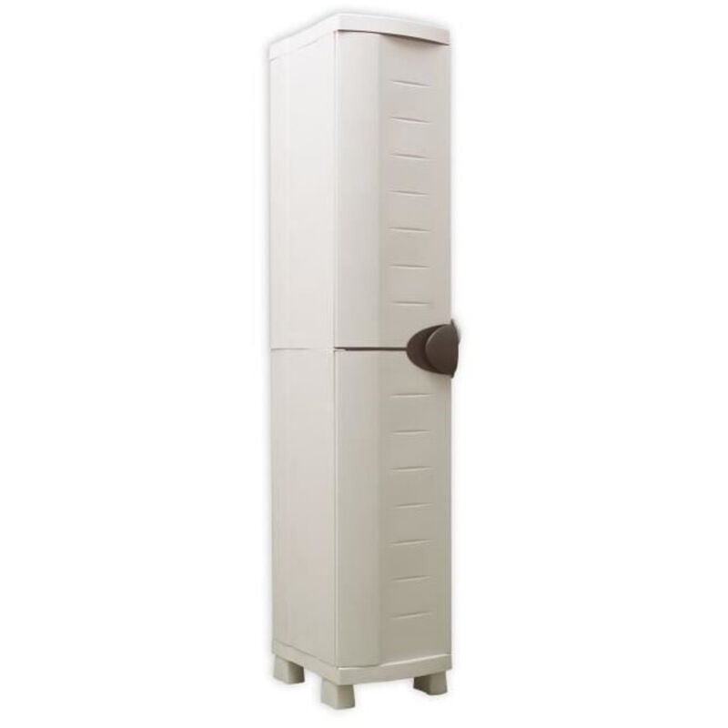foto del prodotto spacesaver 35 plastiken armadio alto 1 porta con mensole l 35 x p 45 x h 184 cm gamma space saver interno ed esterno