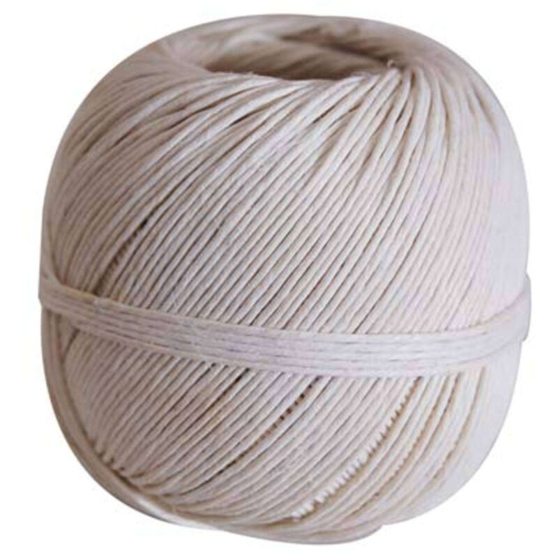 foto del prodotto spago bianco candido titolo 2/6 mm 0,8 cf=pz 10xgr 100