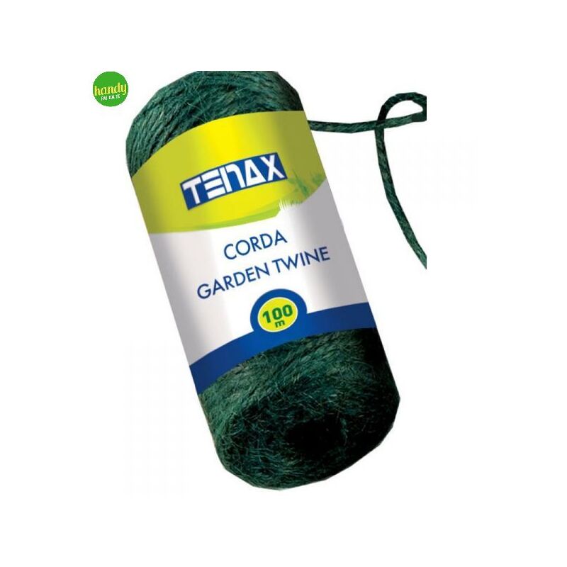 foto del prodotto spago tenax juta verde 100 mt