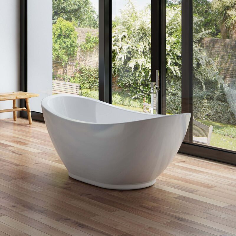 foto del prodotto spalina vasca freestanding zegg 175 blanche bianco xxcm, by