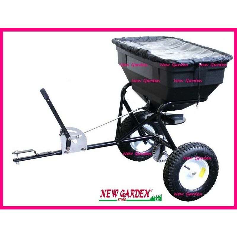foto del prodotto spandiconcime a traino ruote in gomma capacit 56kg 551570 attrezzatura giardino