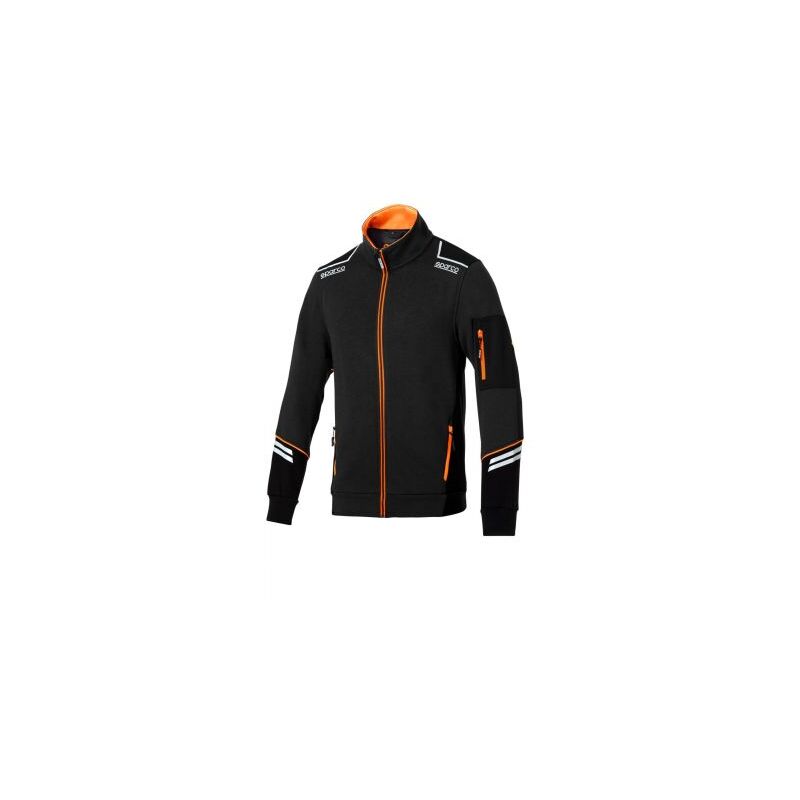 foto del prodotto sparco felpa alabama black orange tg xl