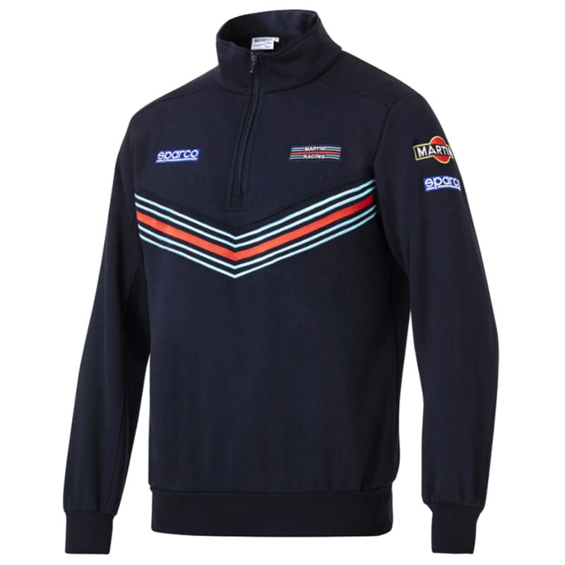 foto del prodotto sparco felpa da lavoro half zip martini racing 013037mr s