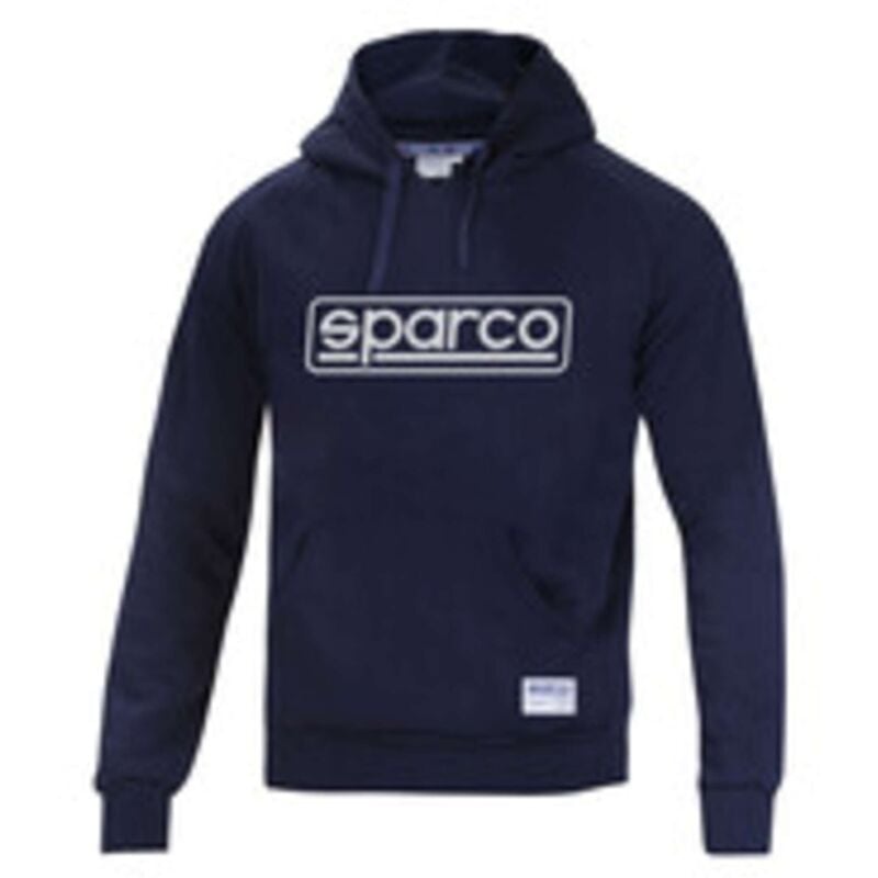 foto del prodotto sparco felpa hoodie frame blu marine tg xl