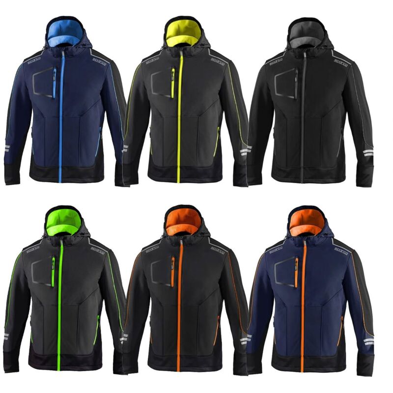 foto del prodotto sparco giacca da lavoro york tech soft shell 02412 xl blu