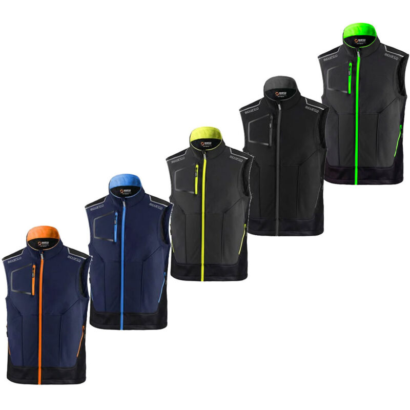 foto del prodotto sparco gilet da lavoro illinois tech light vest 02419 blu