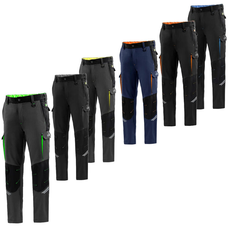 foto del prodotto sparco pantaloni da lavoro oregon tech trousers l nero arancione
