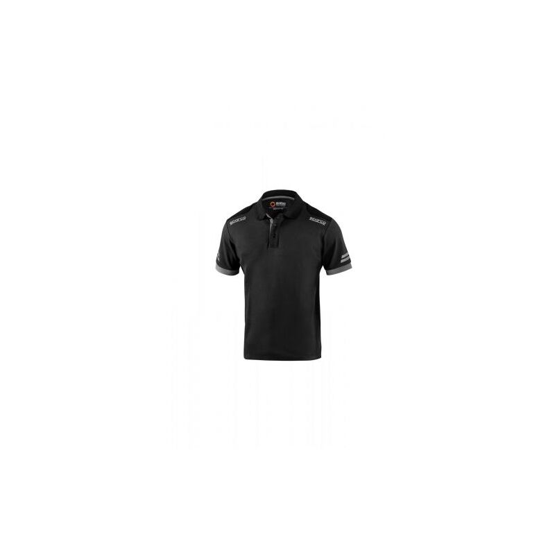 foto del prodotto sparco polo toledo black grey tg xxl