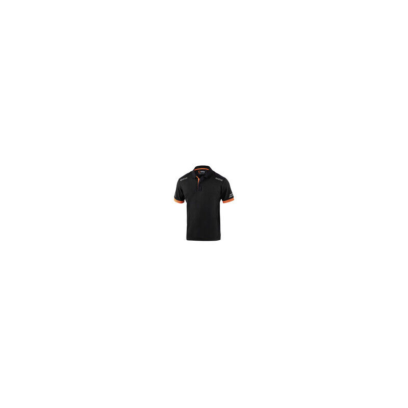 foto del prodotto sparco polo toledo black orange tg l
