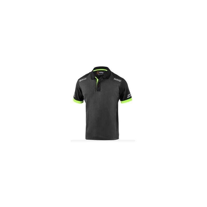 foto del prodotto sparco polo toledo grey green tg m