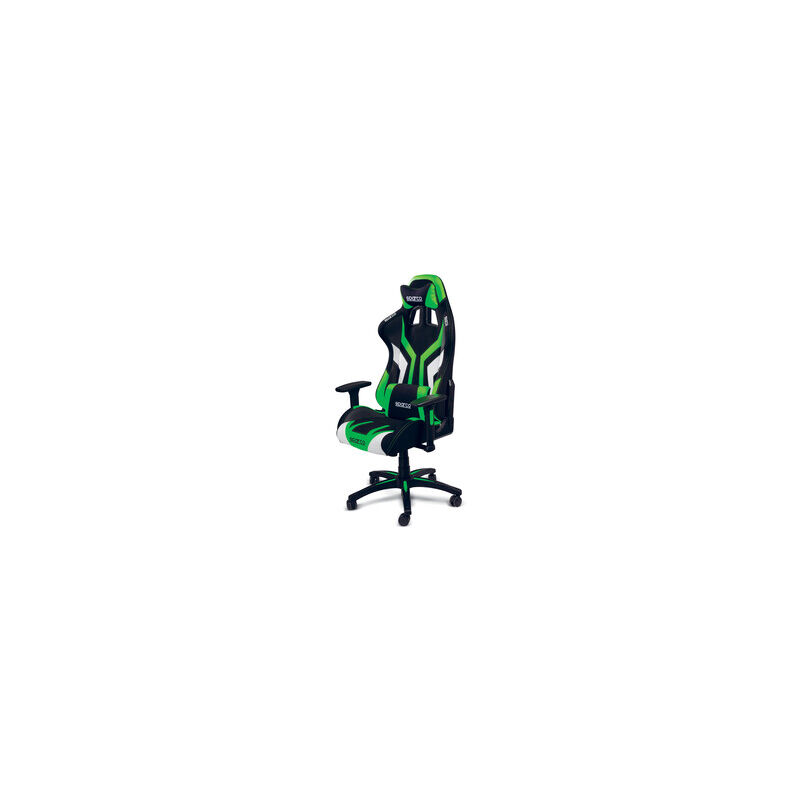 foto del prodotto sparco poltrona ufficio torino nero verde fluo