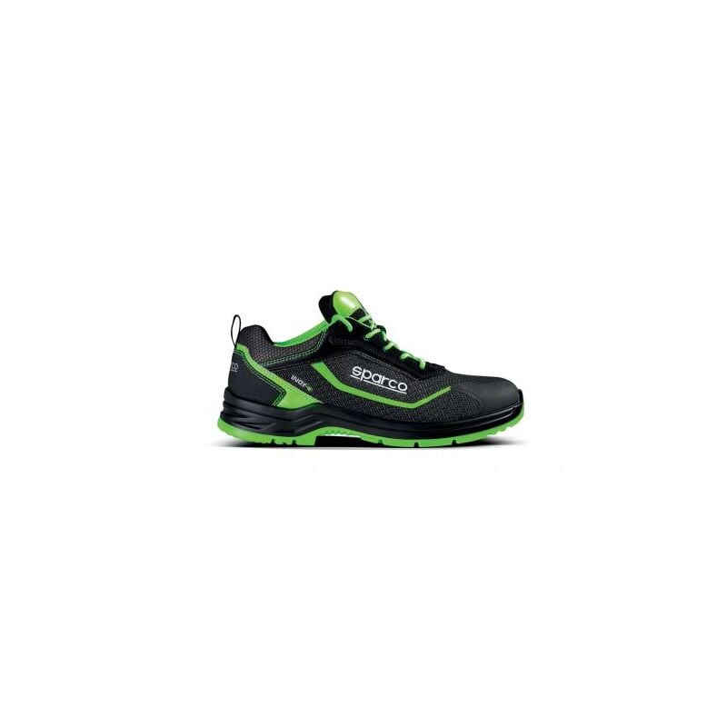 foto del prodotto sparco scarpe forester s3 nero verde fluo n.48