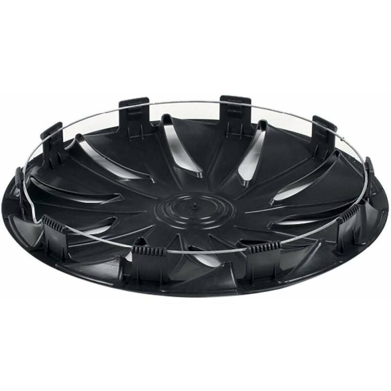 foto del prodotto sparco set 4 copricerchi 13 pollici copriruota auto lazio spc1391bkgr nero grigio