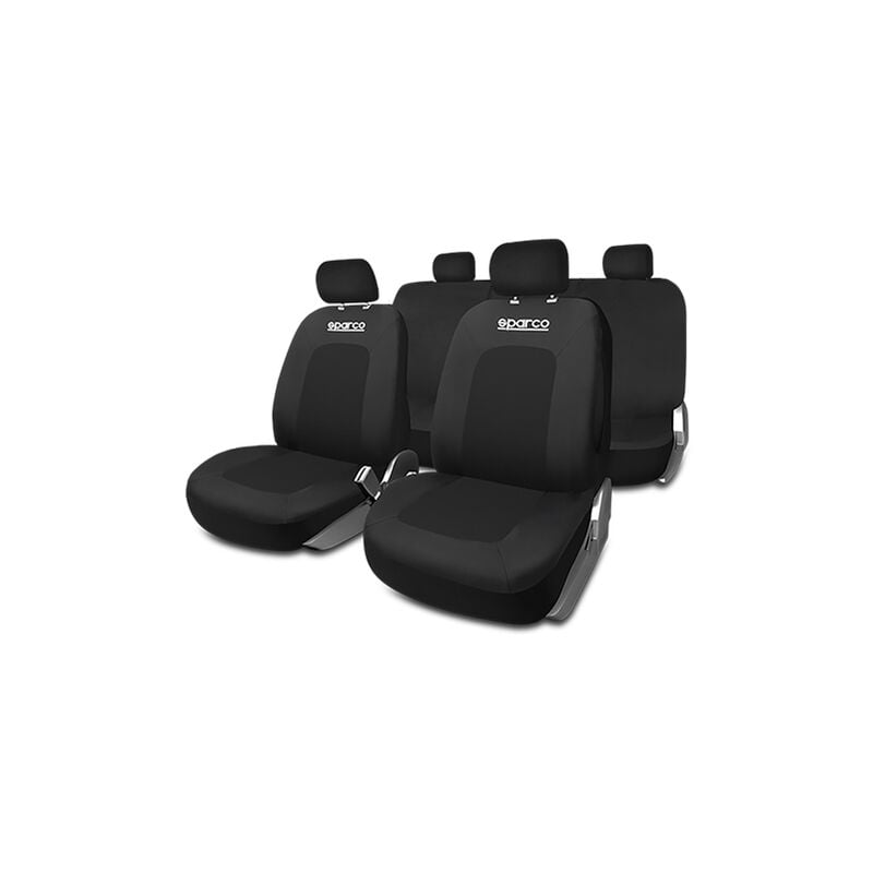 foto del prodotto sparco - set coprisedili auto nero