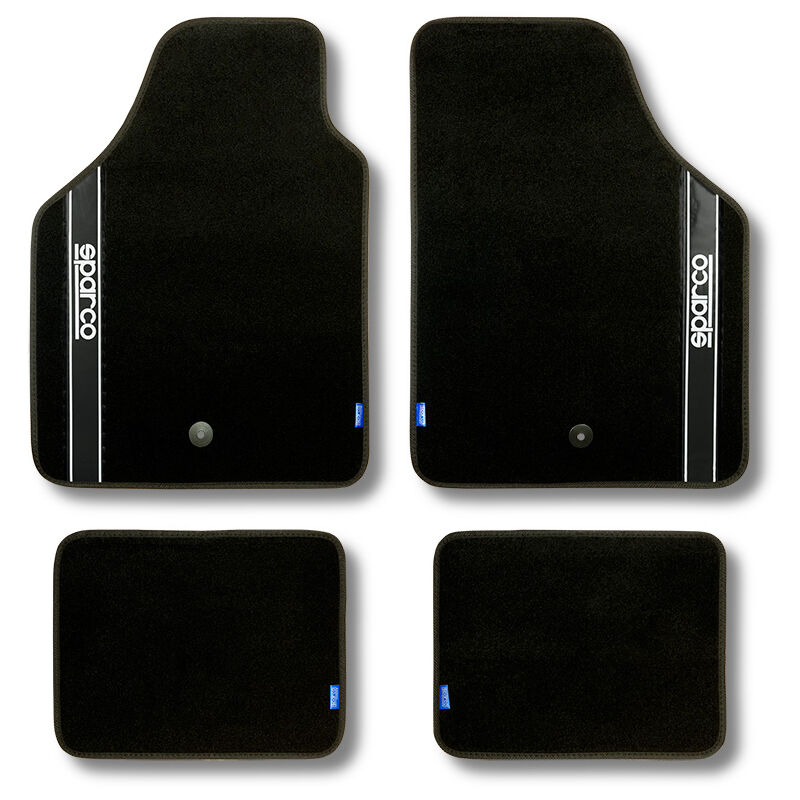 foto del prodotto sparco set di tappetini per auto tessuto nero