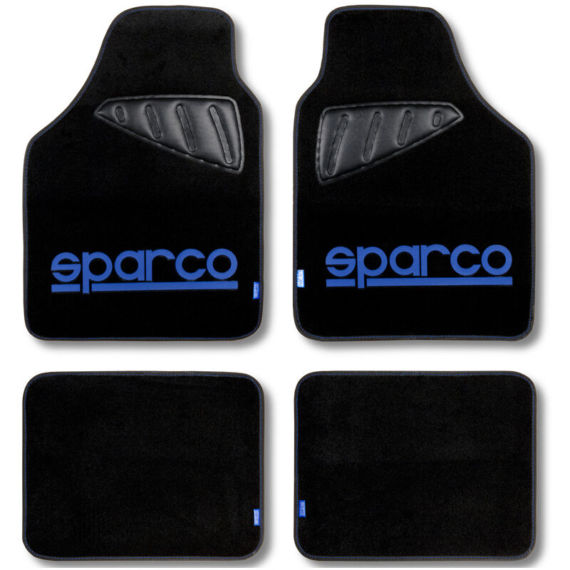 foto del prodotto sparco set tappetini auto tessuto blu