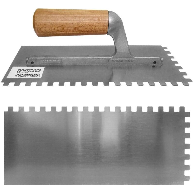 foto del prodotto spatola 28x12 dente 8x8 mm - raimondi