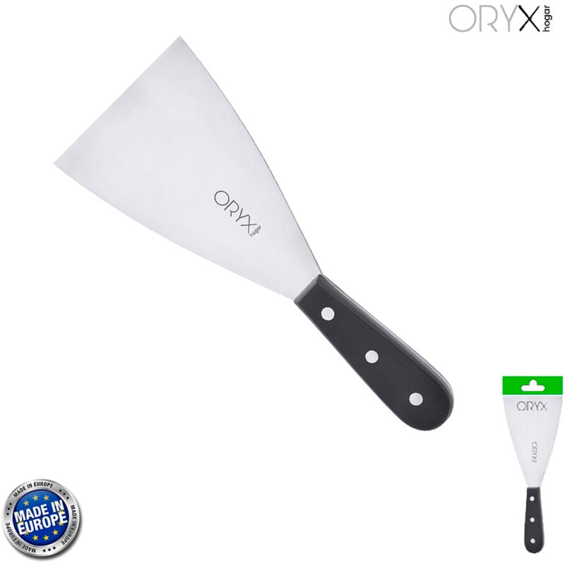 foto del prodotto spatola da cucina grenoble in acciaio inox 9 cm. nero