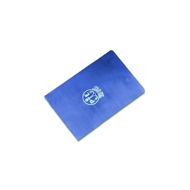 foto del prodotto spatola per bostik dente piccolo lama 100 mm blu spessore 0,4 mm