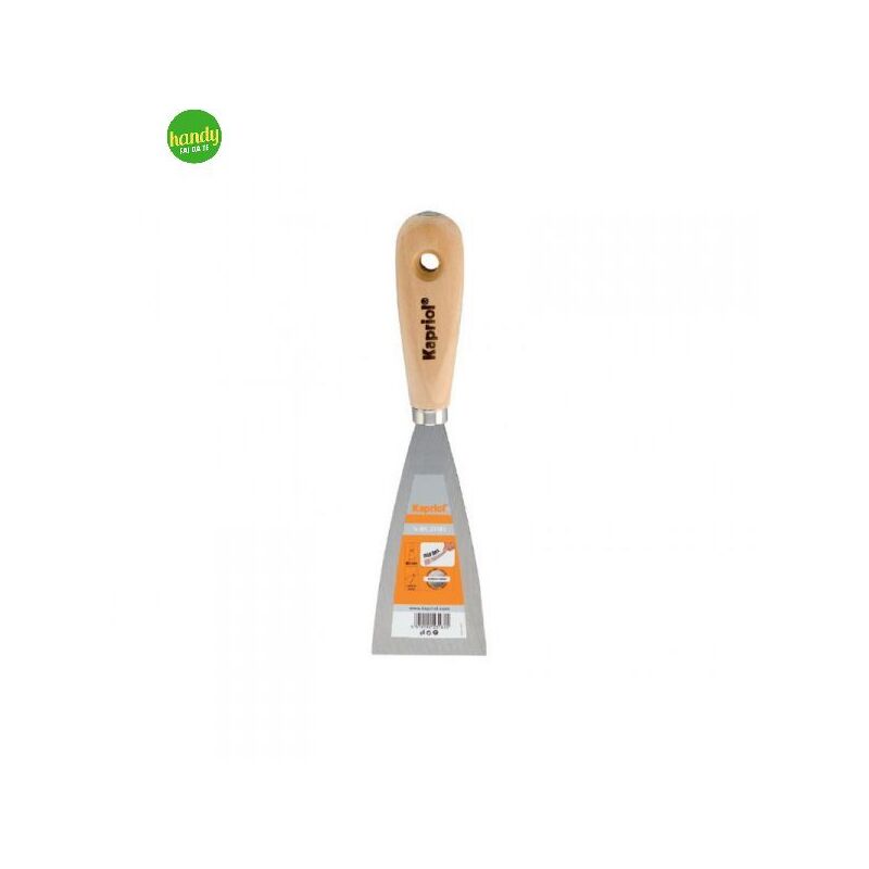 foto del prodotto spatola per stucco kapriol manico in legno lama 7cm