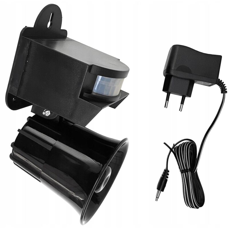 foto del prodotto spaventapasseri per uccelli, storni, piccioni, corvi, suono birdchaser