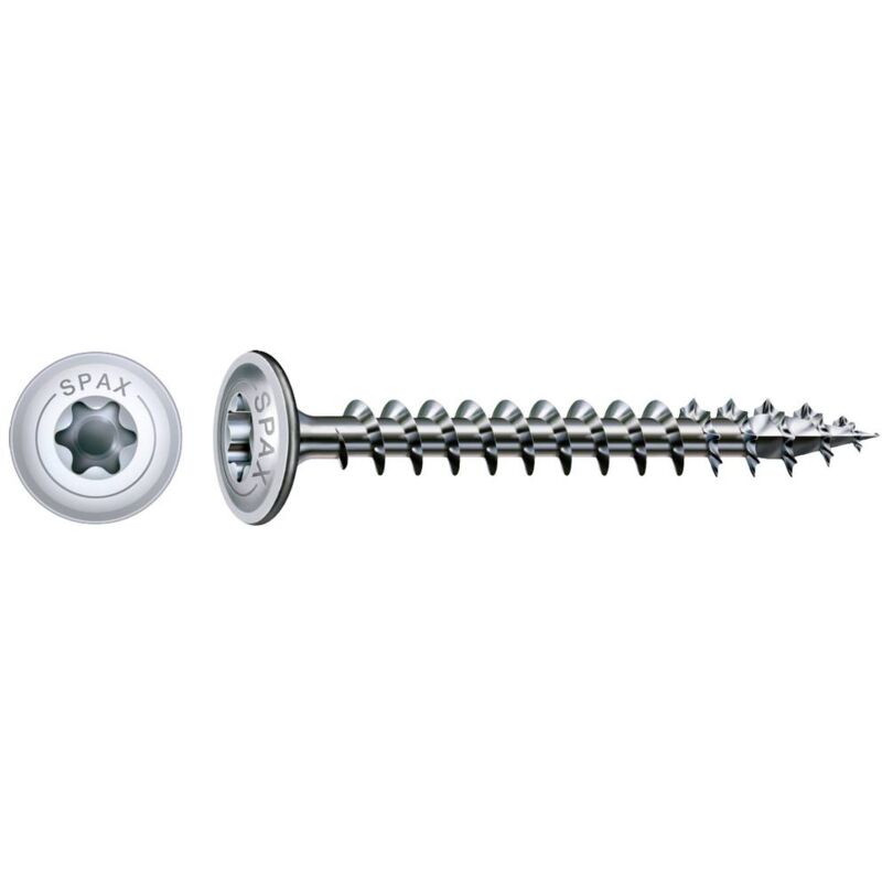 foto del prodotto spax 0251010600605 vite da legno 6 mm 60 mm t star plus acciaio wirox 200 pz.