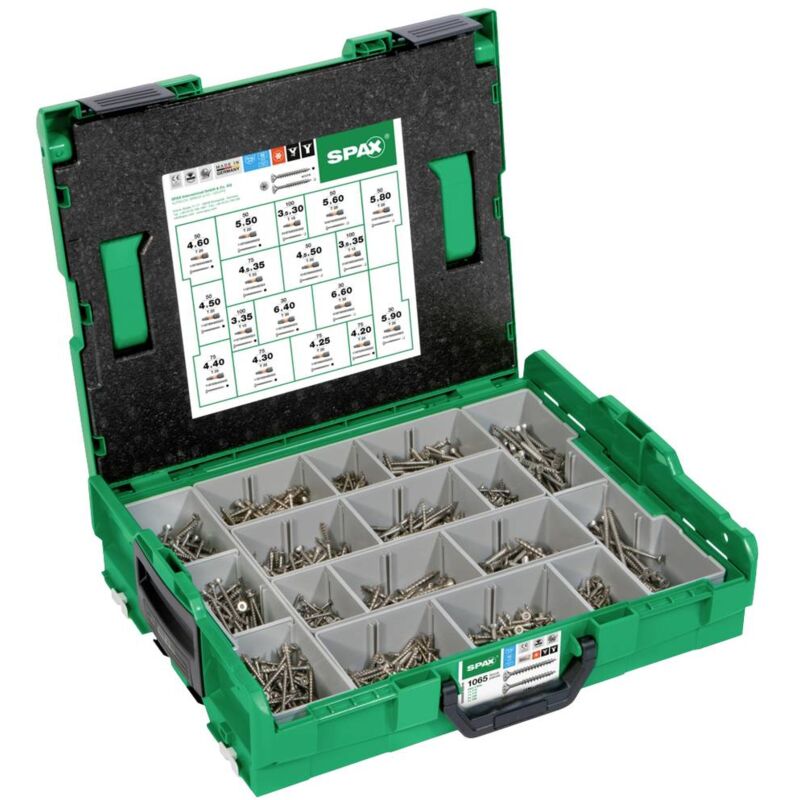 foto del prodotto spax 5000009165019 assortimento di viti combinate 1 kit