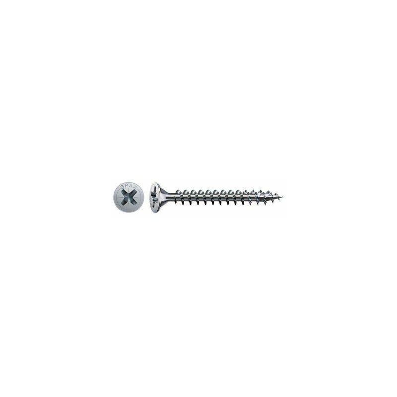 foto del prodotto spax confezione da 100 pezzi vite per legno wirox testa piatta 4,5x20mm