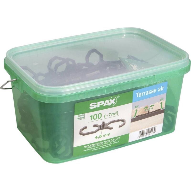foto del prodotto spax distanziatori 90 mm 4009422545009 100 pz. l x l x a 90 x 28 x 4 mm