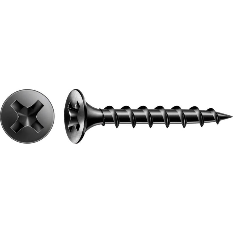 foto del prodotto spax - gix vite per pareti a secco fosfatazione nera ,3,9 x 55 mm ,75 stk. - scatola di cartone l