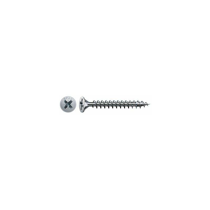 foto del prodotto spax scatola 25 pezzi vite per legno testa piatta wirox 5,0x60mm