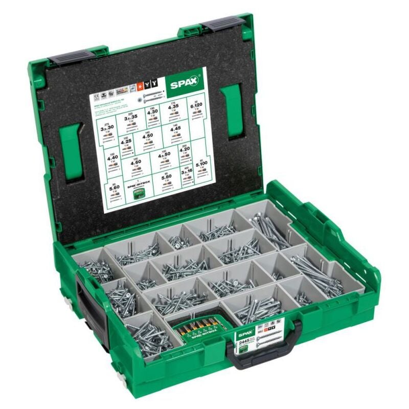 foto del prodotto spax - valigetta di montaggio l-boxx wirox,1 stk. - cassetta gamma