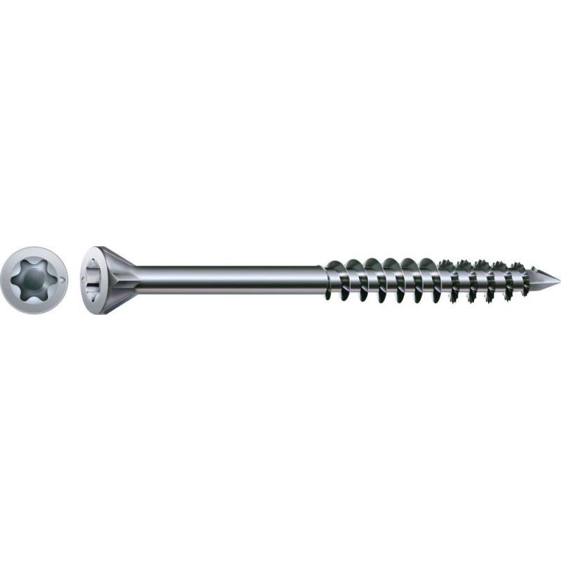 foto del prodotto spax vite per tavole a listoni wirox, 4 x 70 mm, 150 stk., filetto parziale, testa svasata, t star plus, punta cut, wirox 4351010400706
