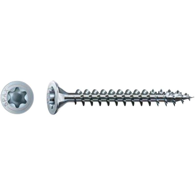 foto del prodotto spax vite universale wirox, 3,5 x 30 mm, 200 stk., filetto totale, testa svasata, t star plus, 4cut, wirox 1191010350303
