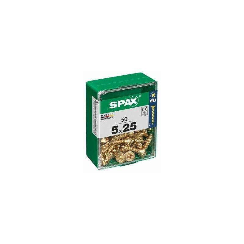 foto del prodotto spax vite universale yellox ,5 x 25 mm,50 stk. scatola m