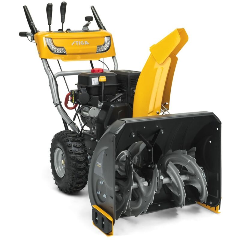 foto del prodotto spazzaneve stiga st 5266 p doppio stadio con ruote da 16 motore a scoppio 302cc