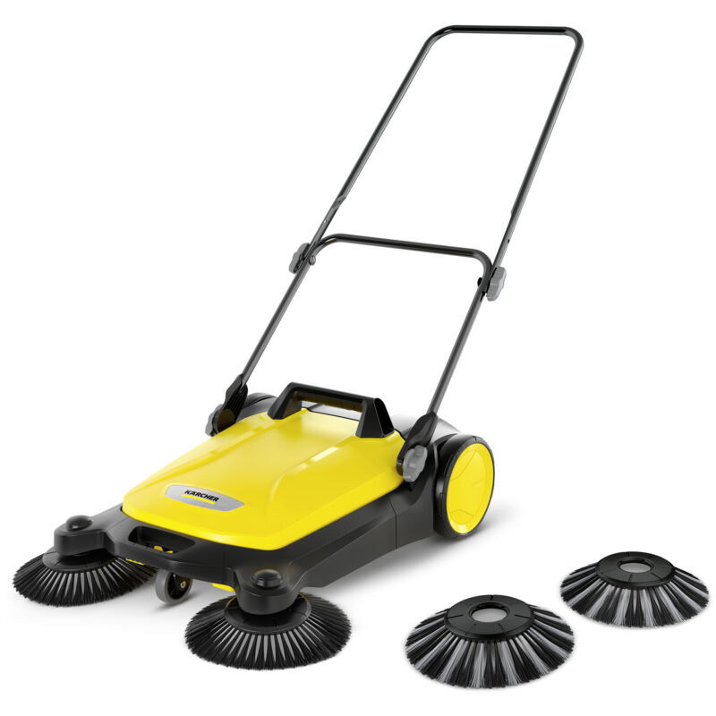 foto del prodotto spazzatrice manuale karcher s 4 twin 2in1 con ampiezza di lavoro di 680 mm, prestazioni di 2400 m /h e contenitore rifiuti da 20 litri
